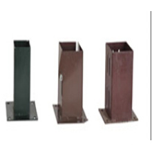 HDG Pile Box, Stake Box, Power Coated Stake, Pole Plate